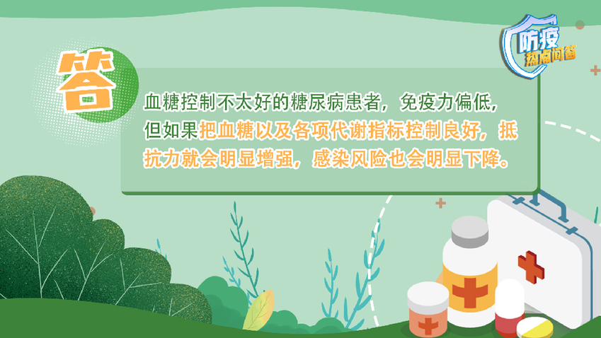 防疫热点问答｜糖尿病患者如何做好健康防护