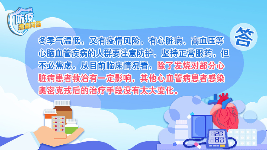 防疫热点问答｜心血管病患者如何做好防护？