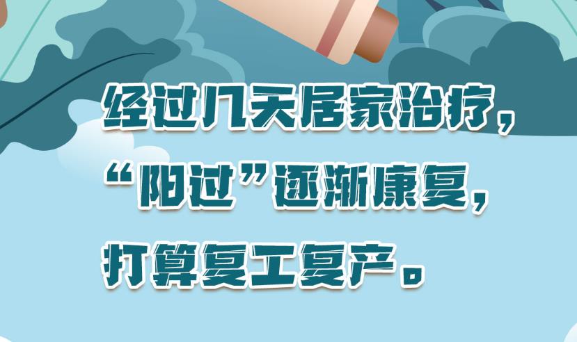 防疫系列科普手绘｜“阳过”啥时候可以返岗？